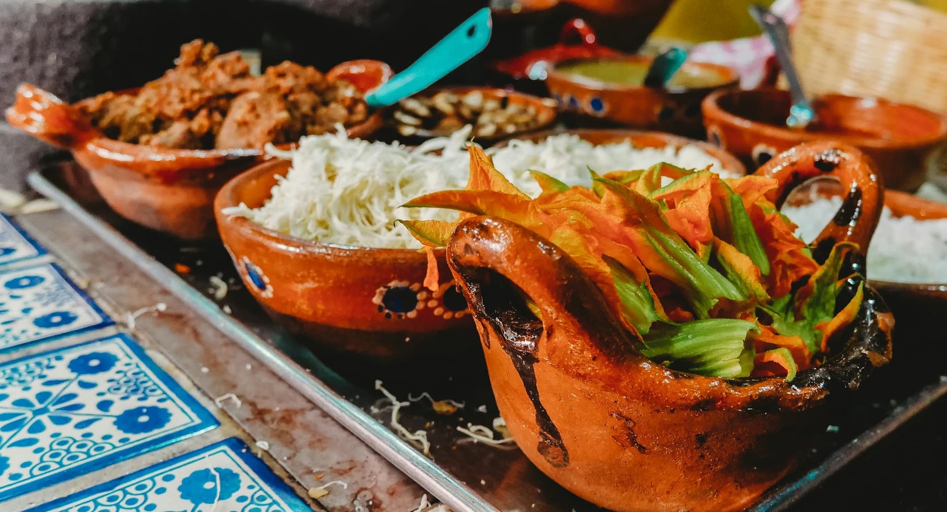 Street tacos and fresh ceviche at a downtown Cabo San Lucas food stall, Baja California Sur, Mexico