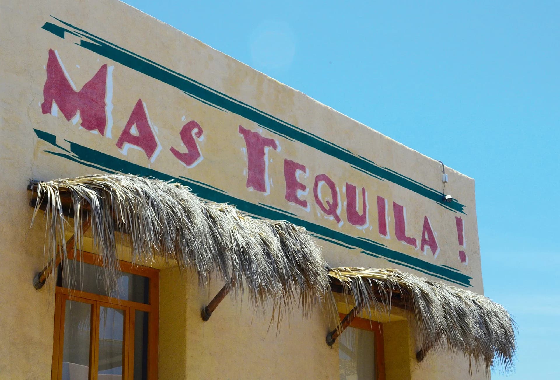 Rows of premium tequila bottles at a tasting room in downtown Cabo San Lucas, Mexico